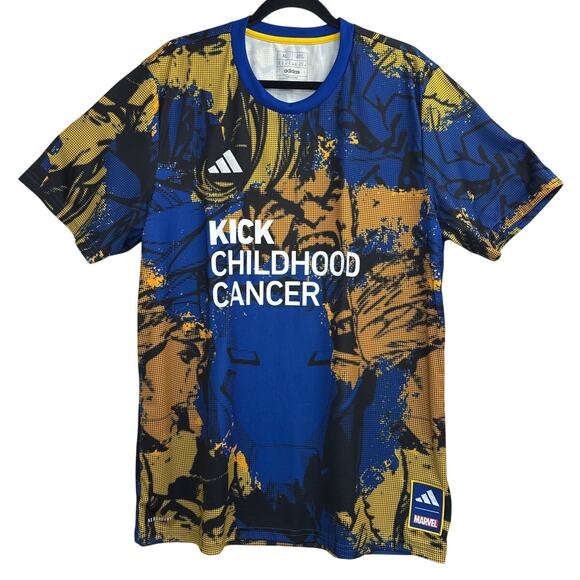 adidas Other - NWT Adidas x Marvel Kick Childhood Cancer MLS Soccer Jersey Mens Sz XL (HT3238)